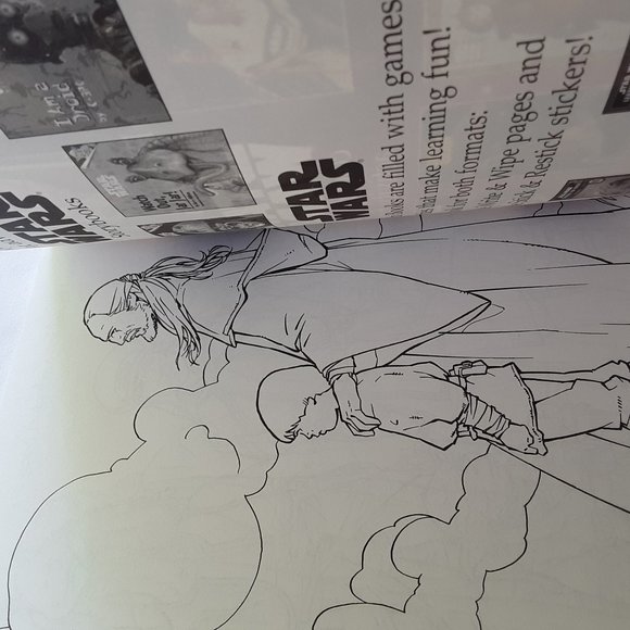 Star Wars Episode 1 Heroes and Villains Coloring Book 1999 Random House … - Picture 7 of 11